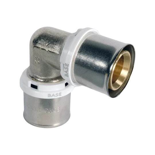 BASE PRESS-TH/U ötrétegű könyök idom, 32, réz