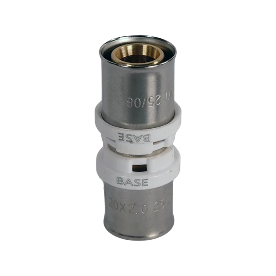 BASE PRESS-TH/U ötrétegű toldó idom, 20, réz