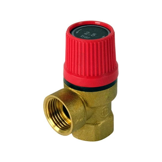 BASE biztonsági szelep, 1/2" BM - 1/2" BM - 2,5 bar
