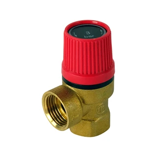 BASE biztonsági szelep, 1/2" BM - 1/2" BM - 3,0 bar