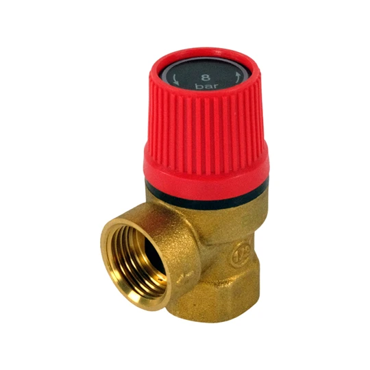 BASE biztonsági szelep, 1/2" BM - 1/2" BM - 8,0 bar