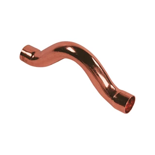 BASE forrasztható réz kerülő idom, 15 mm, BB