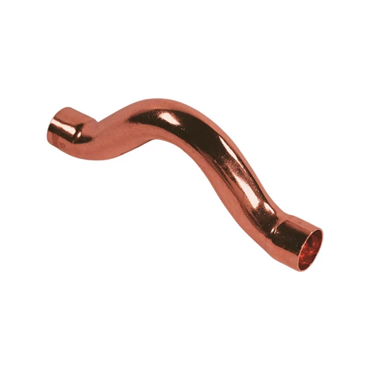 BASE forrasztható réz kerülő idom, 15 mm, BB