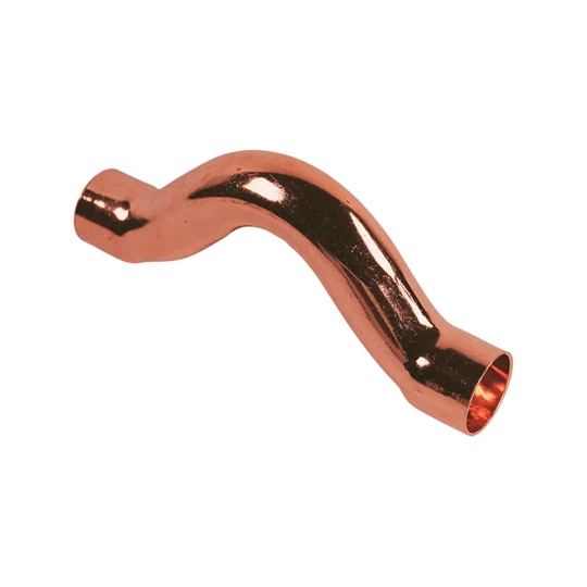 BASE forrasztható réz kerülő idom, 22 mm, BB