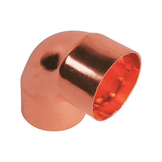 BASE forrasztható réz könyök idom 90°, BB, 54 mm