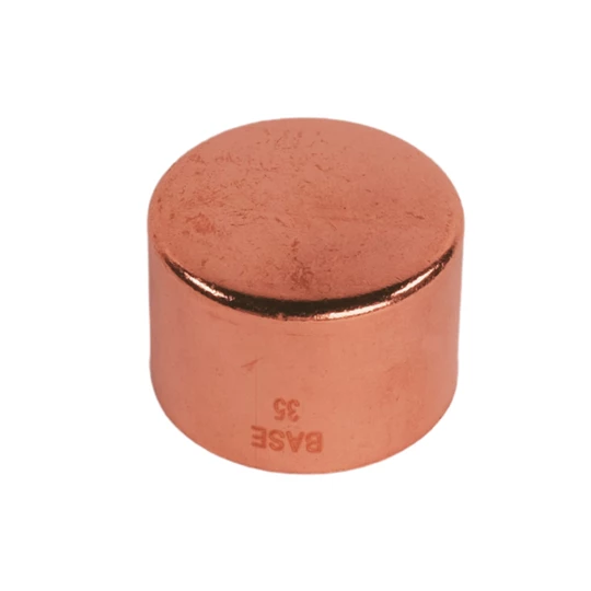 BASE forrasztható réz kupak idom, 42 mm