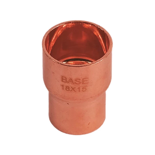 BASE forrasztható réz szűkítő idom, 18 - 15 mm, BB