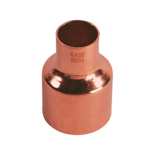 BASE forrasztható réz szűkítő idom, 28 - 15 mm, KB