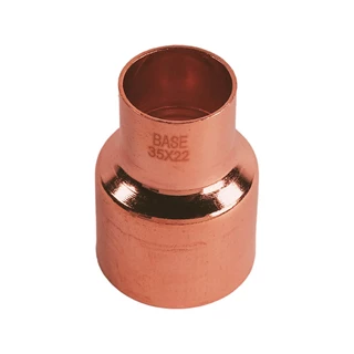 BASE forrasztható réz szűkítő idom, 35 - 22 mm, KB