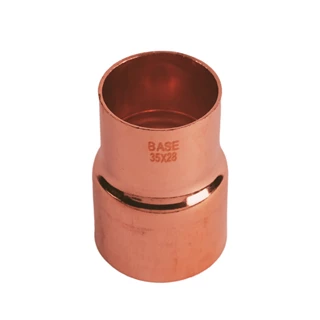 BASE forrasztható réz szűkítő idom, 54 - 42 mm, KB
