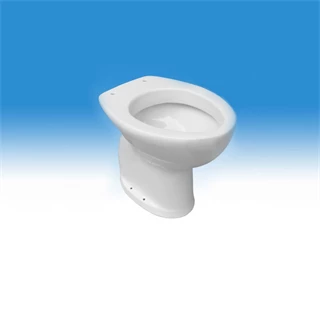 B&K Idral Porcelán WC csésze mozgáskorlátozott felhasználók részére, magasított, padlón álló, alsó kifolyással