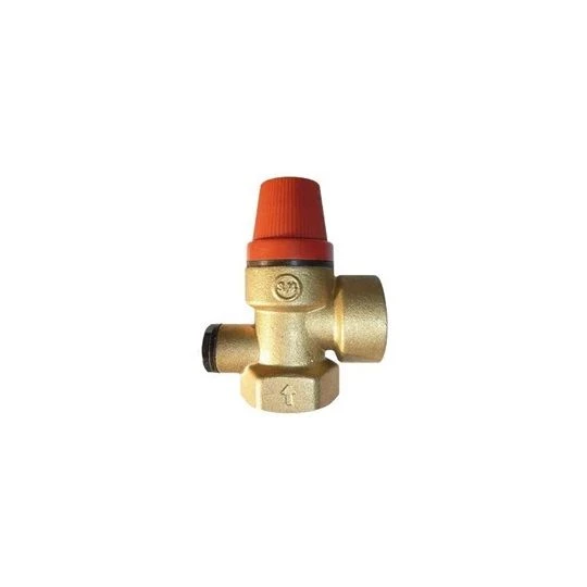 BRH biztonsági szelep , óracsatlakozós 1/2"BM-1/2"BM-1/4"BM, 3bar