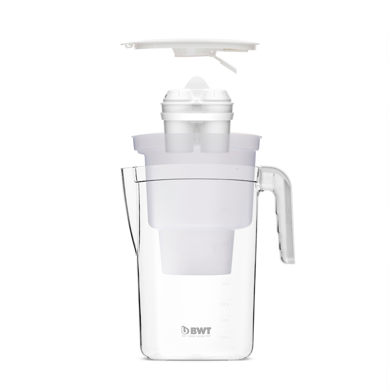 BWT Vida kancsó (2,6 liter fehér) manuális szett 3 filterrel