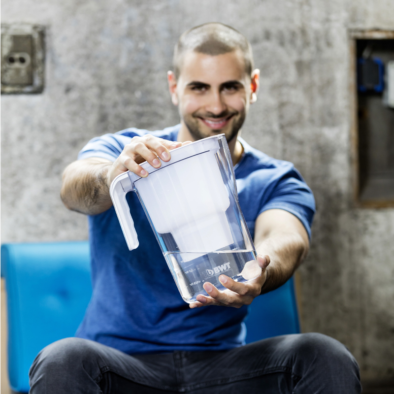 BWT Vida kancsó (2,6 liter fehér) manuális szett 3 filterrel