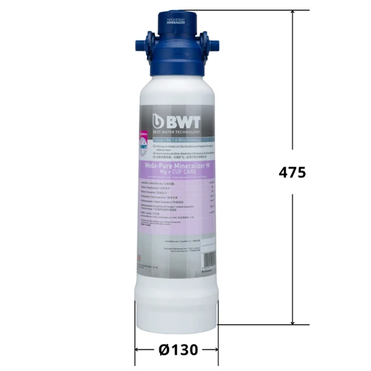 BWT Woda-Pure CARE Mg+CUF CARE és MM vízszűrő fej 3/8"