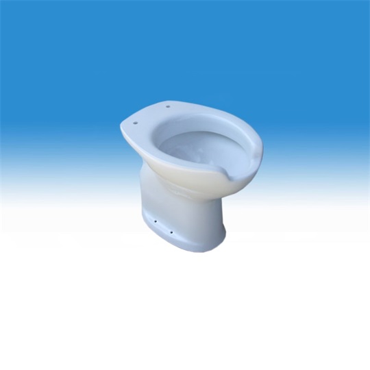 B&K Idral Porcelán WC csésze mozgáskorlátozott felhasználók részére, magasított, padlón álló, alsó kifolyással