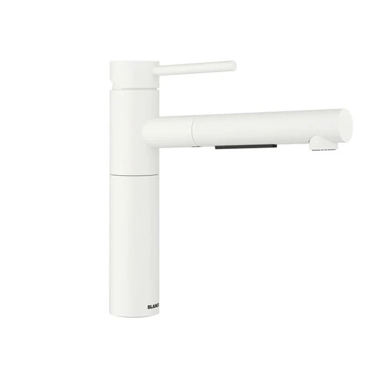 Blanco ALTA-S II csaptelep kihúzható fejjel, fehér, magasnyomású