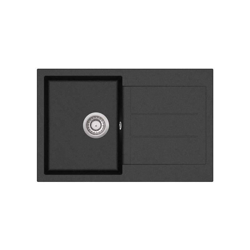 Blanco Evido Cubo 45S gránit mosogató 780x500 antracit