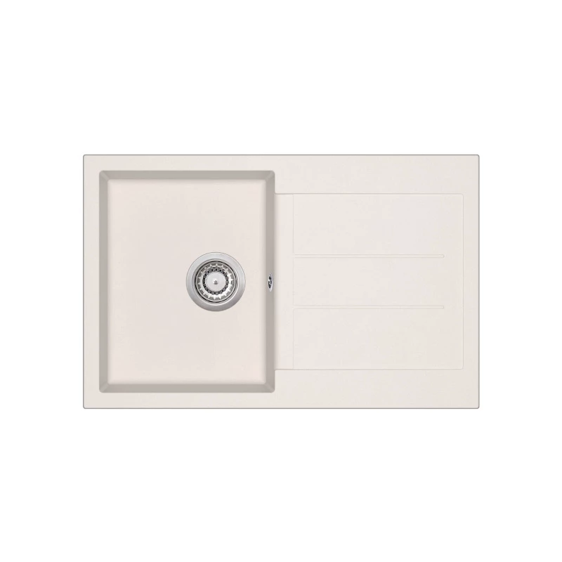 Blanco Evido Cubo 45S gránit mosogató 780x500 bézs