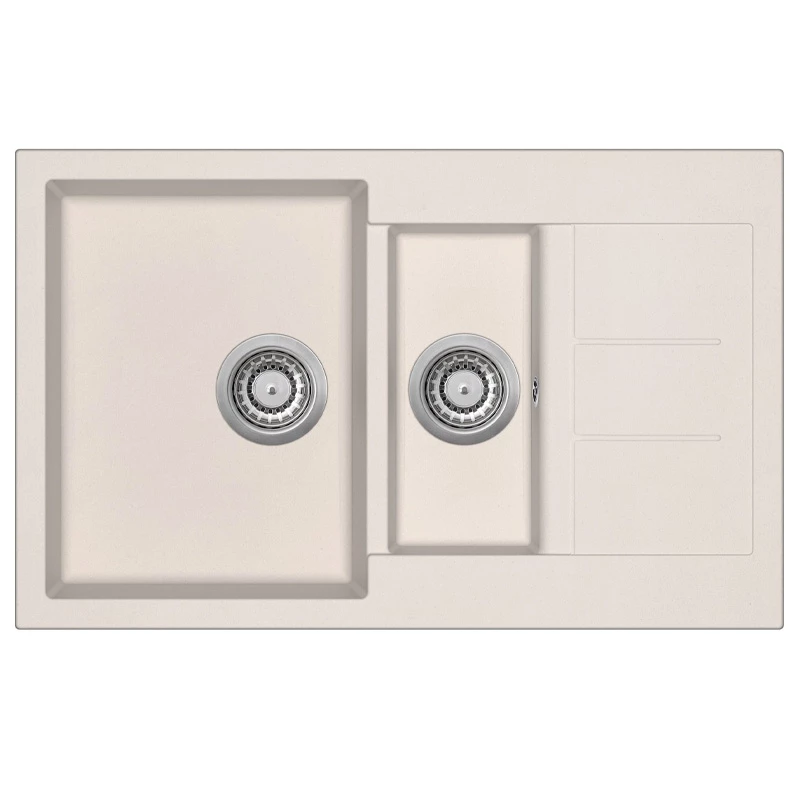 Blanco Evido Cubo 6S compact gránit mosogató 800x500 bézs