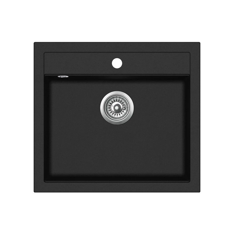 Blanco Evido Quadro 6 gránit mosogató 565x510 antracit