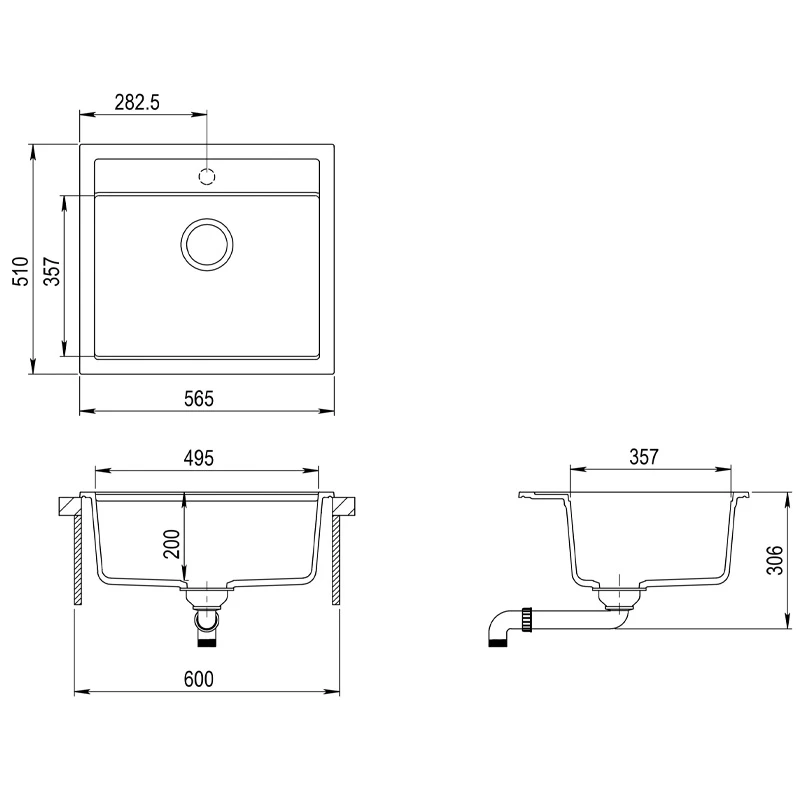 Blanco Evido Quadro 6 gránit mosogató 565x510 bézs