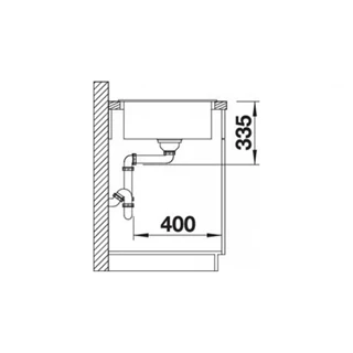 Blanco Zia XL 6 S Silgranit mosogatótálca, vulkánszürke, excenter nélkül