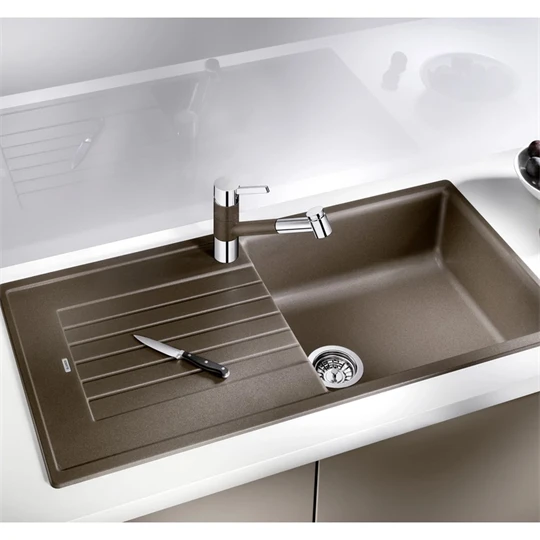 Blanco Zia XL 6 S Silgranit mosogatótálca, vulkánszürke, excenter nélkül