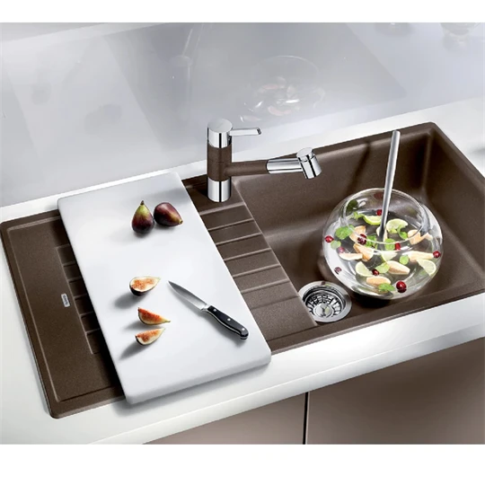 Blanco Zia XL 6 S Silgranit mosogatótálca, vulkánszürke, excenter nélkül