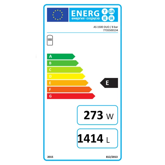 Bosch AH 1500.2 UNO / 8 baros HMV tároló 1 hőcserélővel