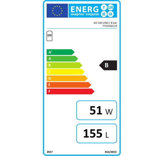 Bosch AH 160 UNO / 8 bar HMV tároló 1 hőcserélővel