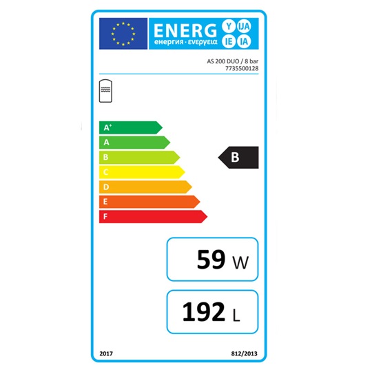 Bosch AH 2000.2 UNO / 8 baros HMV tároló 1 hőcserélővel