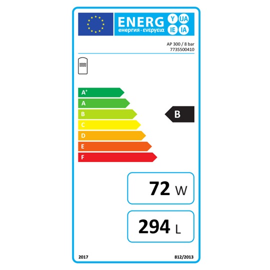 Bosch AP 300 8 baros HMV tároló hőcserélő nélkül