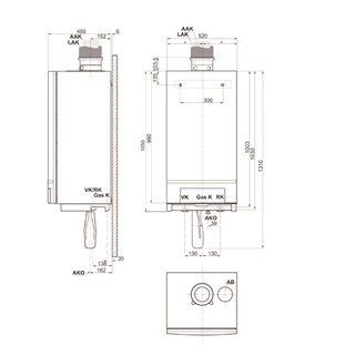 Bosch Condens 5000 W ZBR 70-3 kondenzációs fűtő gázkazán