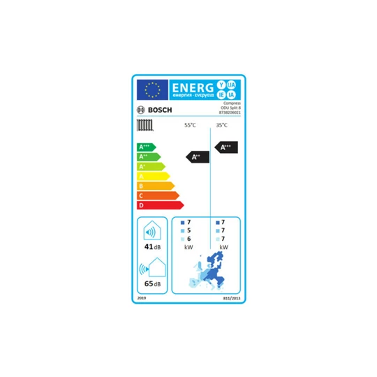 Bosch Compress 3000 AWS ODU Split8+AWES8-15 levegő-víz hőszivattyú