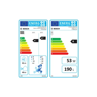 Bosch Compress 7000i AWM 13-17 beépített 190 literes nemesacél HMV tárolós monoblokk levegő-víz hőszivattyú, beltéri