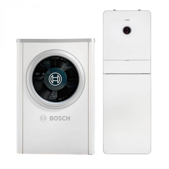 Bosch Compress 7000i AWM 13-17 beépített 190 literes nemesacél HMV tárolós monoblokk levegő-víz hőszivattyú, beltéri