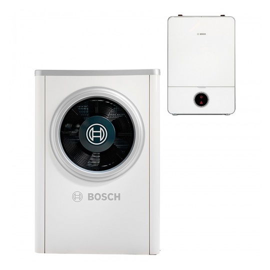 Bosch Compress 7000i AW 13 OR-S+AWE 13-17 monoblokk levegő-víz hőszivattyú