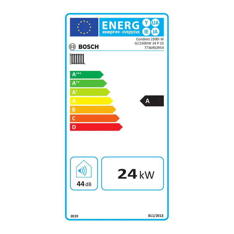 Bosch GC2300iW 24 P 23 Condens 2300i W  fali kondenzációs fűtőkészülék