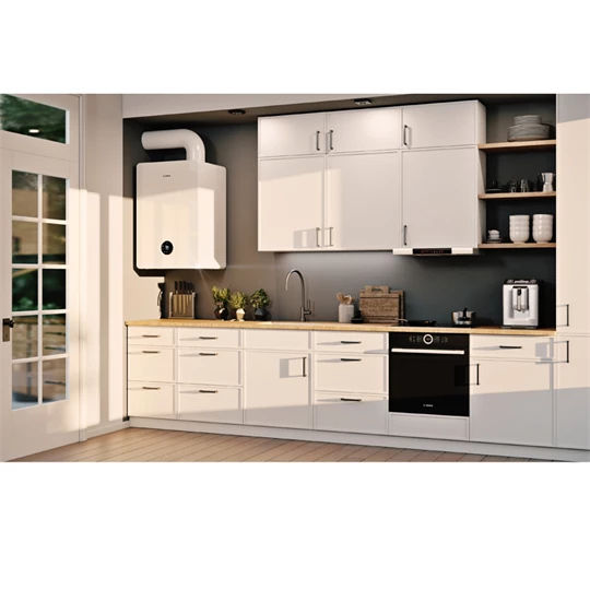 Bosch GC5300i WT 24/48 S23 HMI 300 folyamatos szabályozású kondenzációs falikészülék beépített  48 literes tárolóval