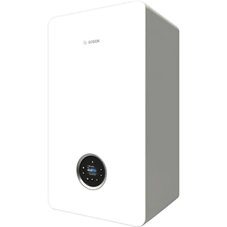 Bosch GC5700iW P-35 fali kondenzációs fűtő gázkazán 35 kW-os teljesítménnyel, beépített váltószeleppel, korrózióálló