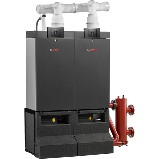 Bosch GC7000WP 70 23 13 - 69,5 kW-os folyamatos szabályozású, zárt égésterű kondenzációs fali fűtőkészülék