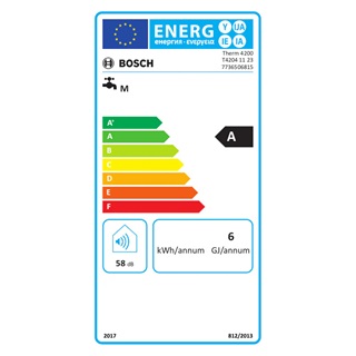 Bosch Therm 4200 WR11-C4 elemes gyújtású fali kéményes vízmelegítő 11 liter/perc