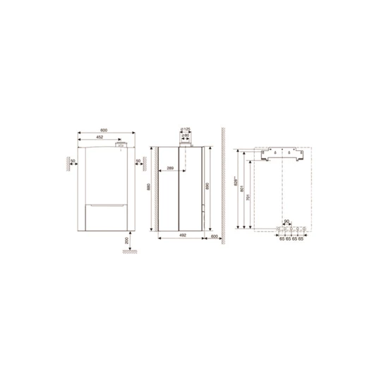 Bosch Condens 5000 WT ZWSB 30-4E fali beépített tárolós kondenzációs gázkazán 