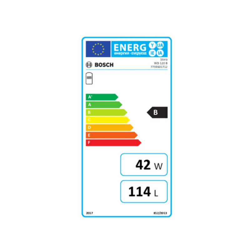 Bosch WD 120 B álló, indirekt hőcserélős tároló 