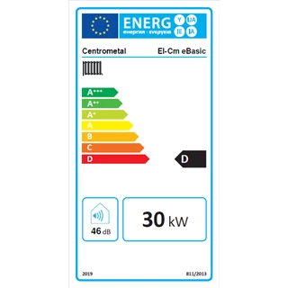 Centrometal El-Cm eBasic 30 kW elektromos kazán központi fűtéshez FALCON HECPHD 25-8-180 keringető szivattyúval