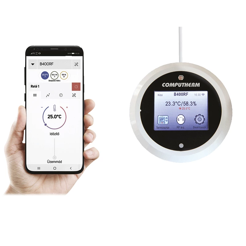 Computherm B400RF Wi-Fi vezeték nélküli okostermosztát érintőkijelzős vezérlővel