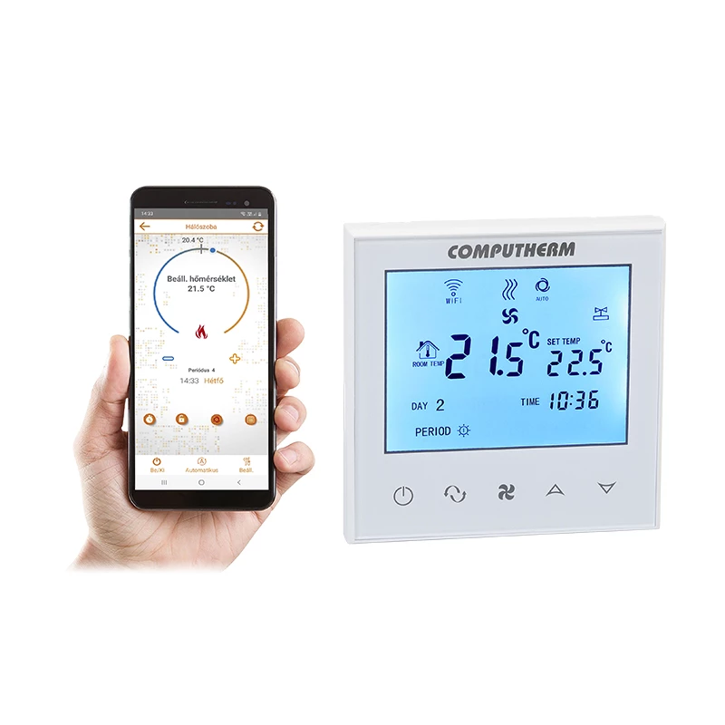 Computherm E280FC Wi-Fi fan-coil termosztát 2- és 4-csöves rendszerekhez - COME003