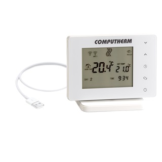 Computherm E400RF Wifi termosztát vezeték nélküli érintőgombos vezérlővel