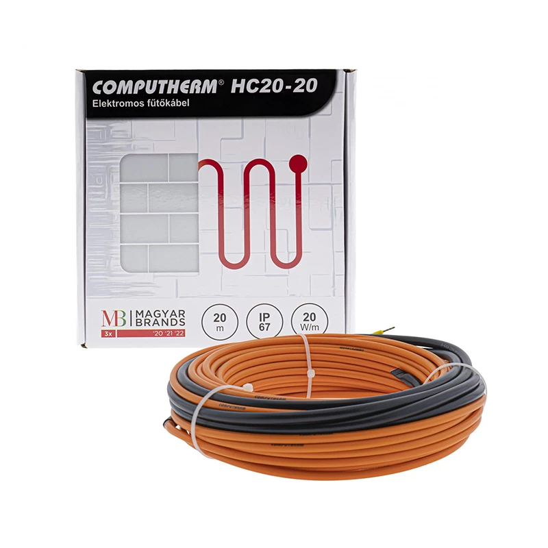 Computherm HC20-20 elektromos fűtőkábel, 20 W/m - COMH002